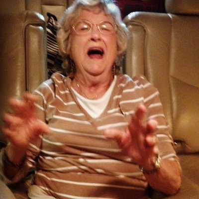 the wise words given to Alex Hardee by Grandma A.