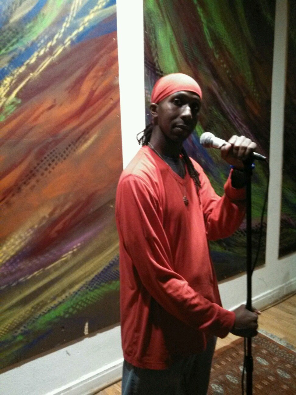 performance poet who can also host events and always extend the motto, 
2 ERASE HATE, U GOTTA SPREAD LUV! #ErasingHateSpreadingLuv
