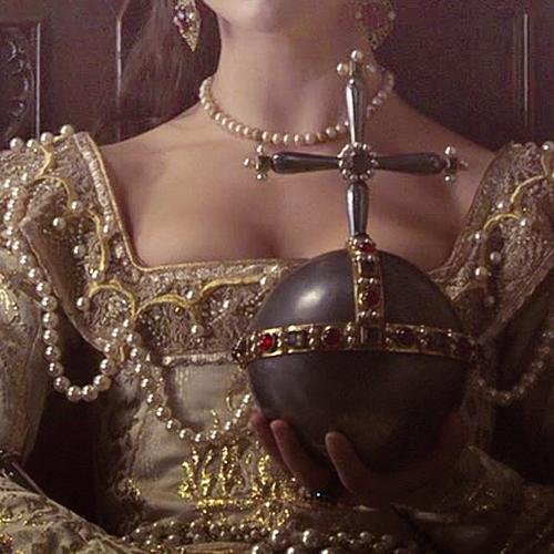 “The Most Happy. I lost my head over a man once, but never again. The Scandal of Christendom. I shall be known as La Reine Sans Tête!”