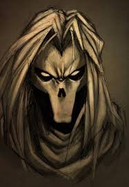 I have many names... Crowfather, Kinslayer, Executioner, Death... I serve the balance with my brethren. Speak if you have the courage.