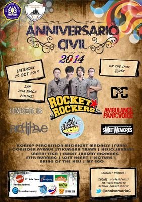 Official Twitter Account of Anniversario Civil State Polytechnic of Semarang 2014 @HMSPolines