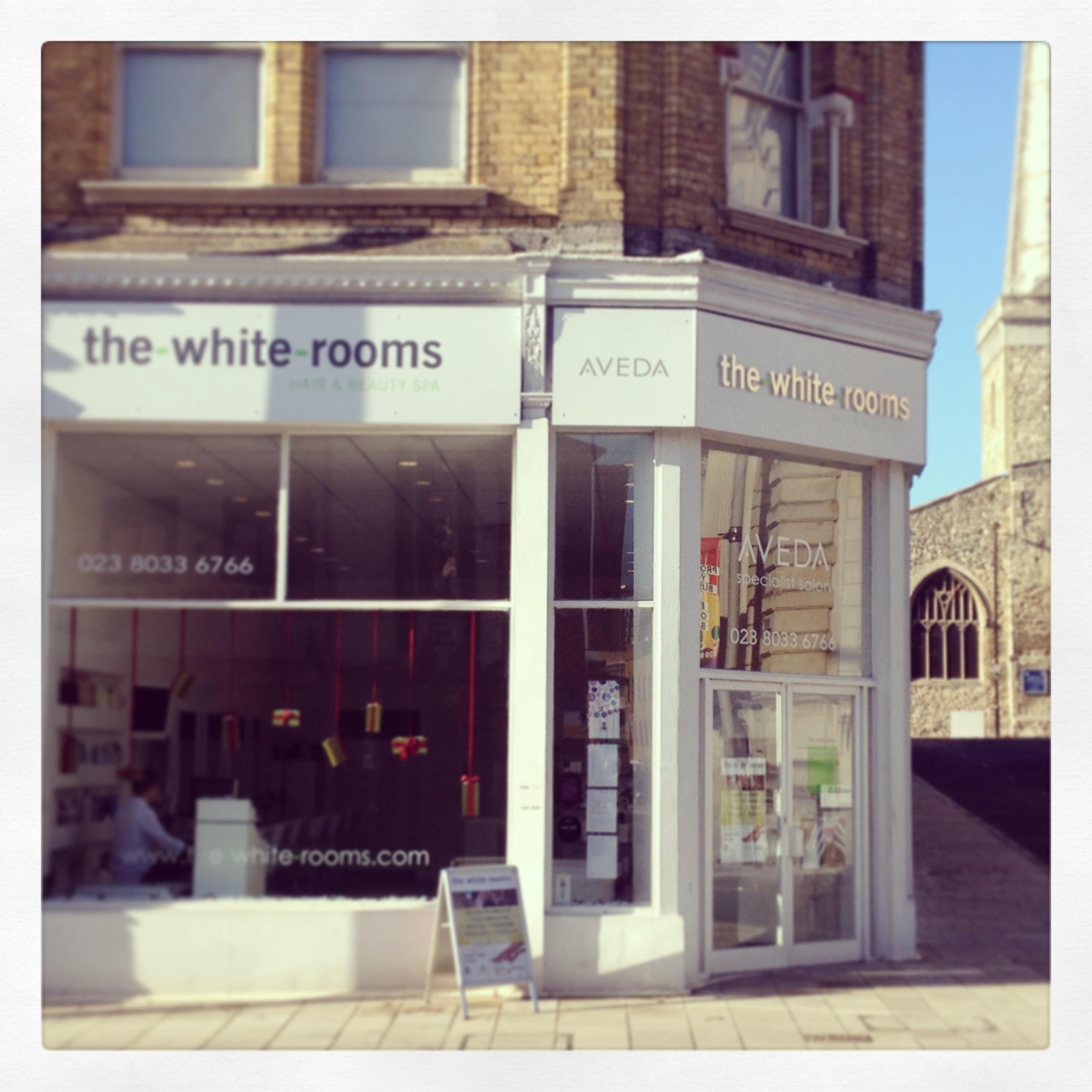 The White Rooms is a Hair and Beauty Spa, Offering a wide range of Hair & Beauty treatments carried out using Aveda products. Please contact us on 02380 336766.