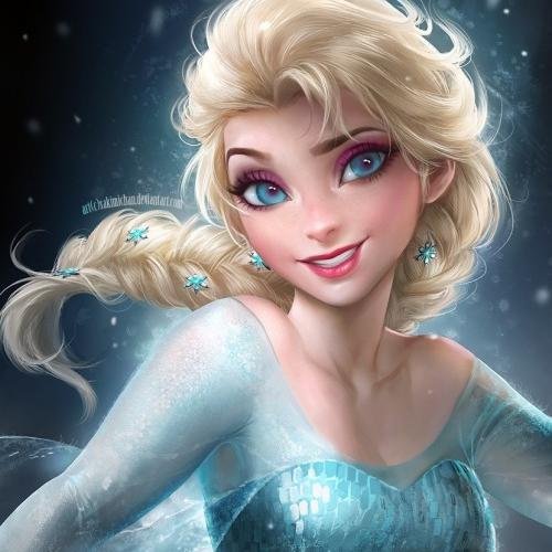 I maybe can create frozen Crystals but my heart isn't as ice cold& even thought im the snow queen the love I share with my sister is the greatest magic of all