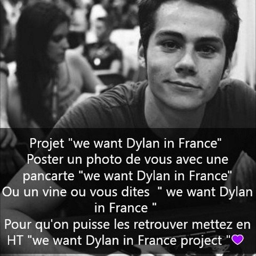 We want Dylan in France projet /info /question