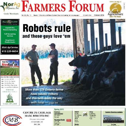 Eastern/Western Ont. farm newspaper