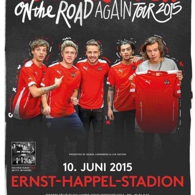 Countdown to the Austrian Concert of @onedirection's OTRAT in Vienna. #excited