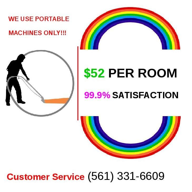 $52/Room Premium Carpet Cleaning.