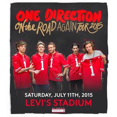 One Direction are coming back to Northern California on July 11, 2015 at the Levi's Stadium. I may or may not fangirl