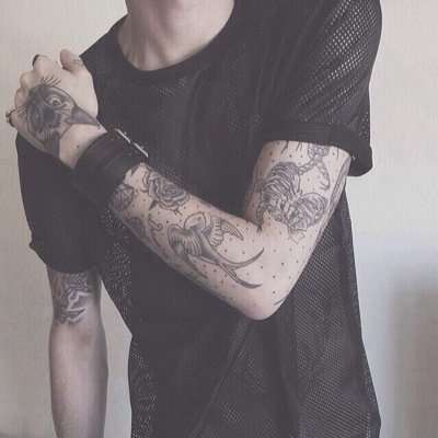 ink-black blood & paper-thin skin