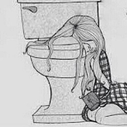 Sick in the head.