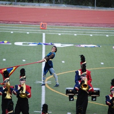COLOR GUARD. SCHOOL. SLEEP. REPEAT.
