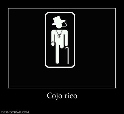 Estoy cojo.
Y si, diario cojo.