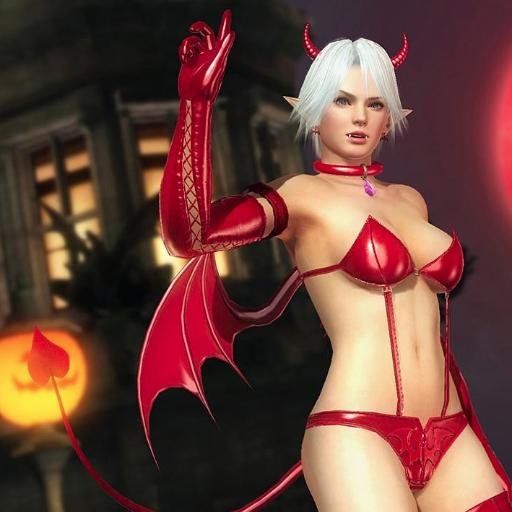 Proud Designer of DOA5U's Christie Red Devil 2014 Halloween Costume