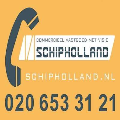Schipholland_NL's profile picture. Schipholland is een onafhankelijk commercieel vastgoed adviseur in de regio groot Haarlemmermeer met de focus op aan-/verhuur en aan-/verkoop van BOG.