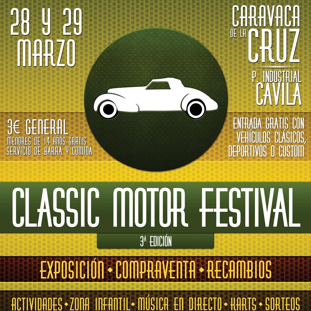 Classic Motor Festival es un festival de coches y motos clásicos y custom para todos los amantes del motor, con actividades para toda la familia
Ven y disfruta