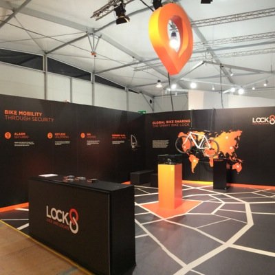 @Eurobike winning the Eurobike Award with LOCK8
