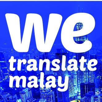 We translate text between English and Malay to help International business, as well as students etc
