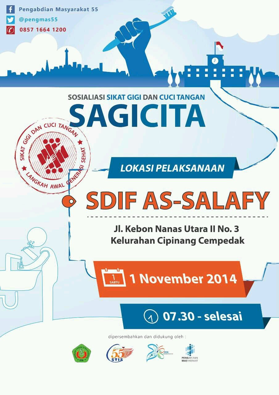 pengmas55's profile picture. Wadah mahasiswa STIS 55 untuk mengabdi masyarakat | STIS 55 Bukan Angkatan Biasa! | #PENGMAngatS!