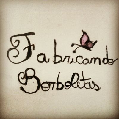 Criado ontem. Pagina no instagram: fabricandoborboletas. E... não estamos ainda publicando coisas nossas e... é isso