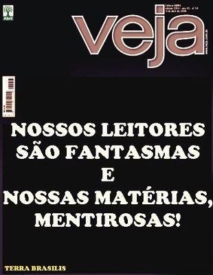 Vamos esperar neste sábado, véspera de eleição qual vai ser a próxima mentira da VEJA! #VEJAMENTE