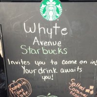 Starbucks Whyte Ave (@starbuckswhyte) 's Twitter Profile Photo Starbucks Whyte Ave (@starbuckswhyte) 's Twitter Profile Photo