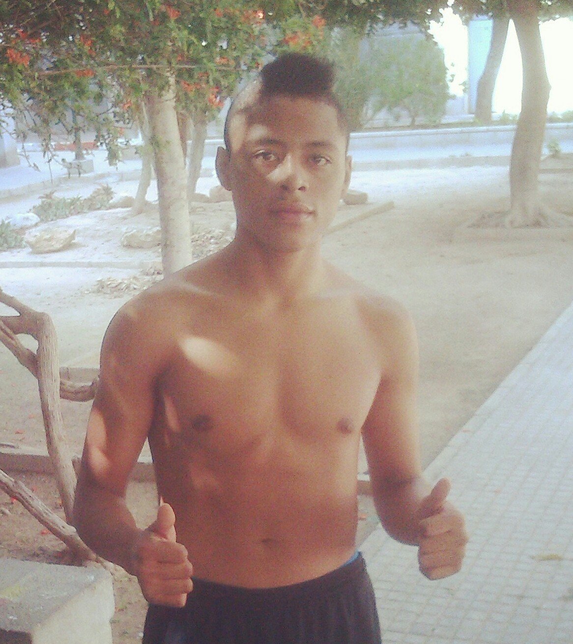 pisando fuerte para no tropezarme ;)