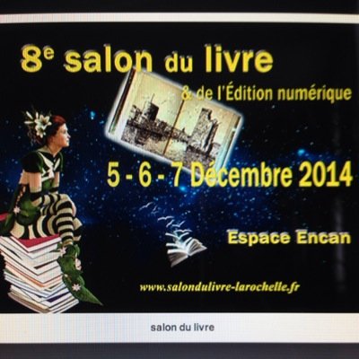 Le compte officiel du salon du livre de la Rochelle. Info sur le site internet ou frédéric Lepelleux 06 06 53 08 12