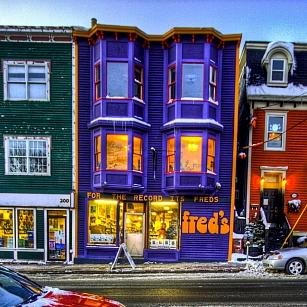 The best place to buy CDs and records in St. John's Newfoundland Canada. For the record, it's Fred's!