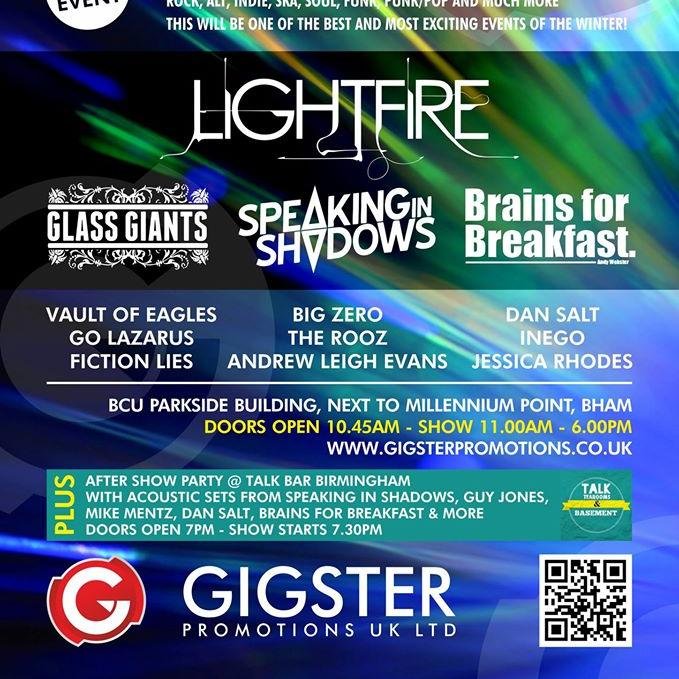 Gigster Promotions UK Limited Birmingham Rocks Festival is an exciting free all day festival that takes place in an iconic building in Birmingham every month!