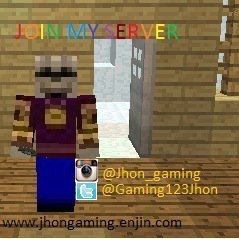 Jhon_gaming.server⭐️️️ hello this is the official @Jhon_Gaming minecraft server twitter account @jhon_gaming_ser was hacked.