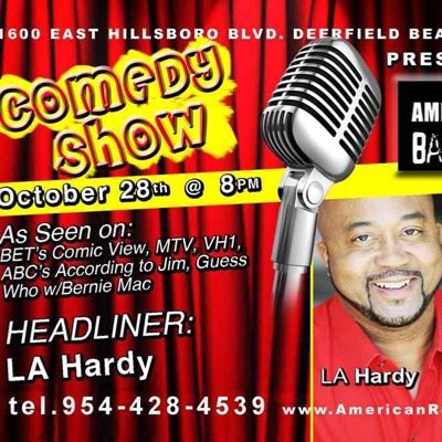 ArbComedy's profile picture. American Rock Bar in Deerfield Beach, Fl brings you the best nationaly touring comedians every Tuesday night at 8pm!!!
