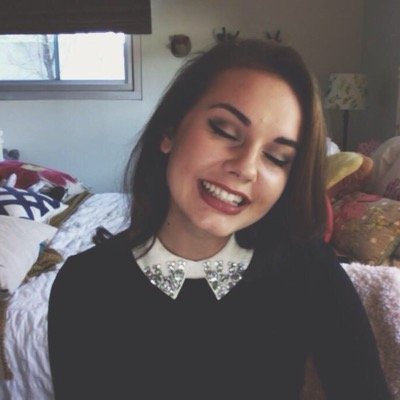 red lips and rosy cheeks
