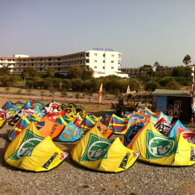 windsurf club lessons rentals storage at kos greece island...with rrd boards and sails 2012 kite lessons and storage