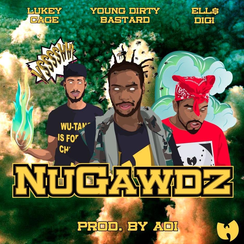 Nu Gawdz is a Hip-Hop group consisting of Young Dirty Bastard (@YDBWuTang), Ell$ Digi (@pharxmygod_ells), & Lukey Cage (@lukeycage)