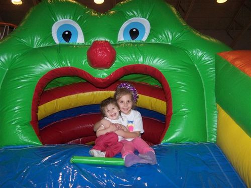 I am a working mother- we own a party rental company that rents inflatable games and bounce houses, I also teach nursing and work as a nurse