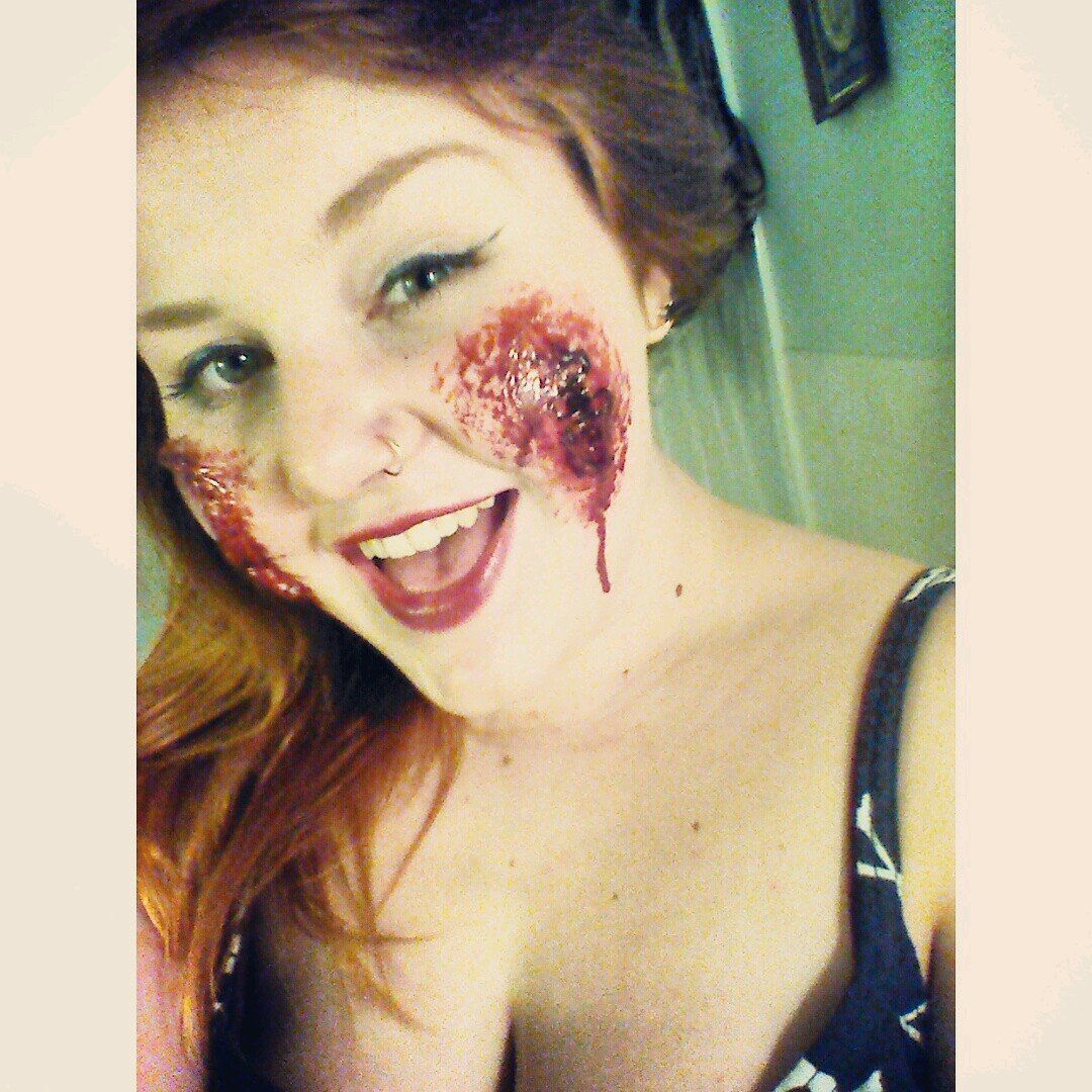 GunStreetGirrrl's profile picture. Midwestern girl pursuing visual media design. Special Effects makeup artist. My boyfriend's a Dingus.