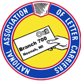 NALC700's profile picture. Branch 700 is a fun interactive group of Letter Carriers that take great pride in what we do serving the Neenah Wisconsin area