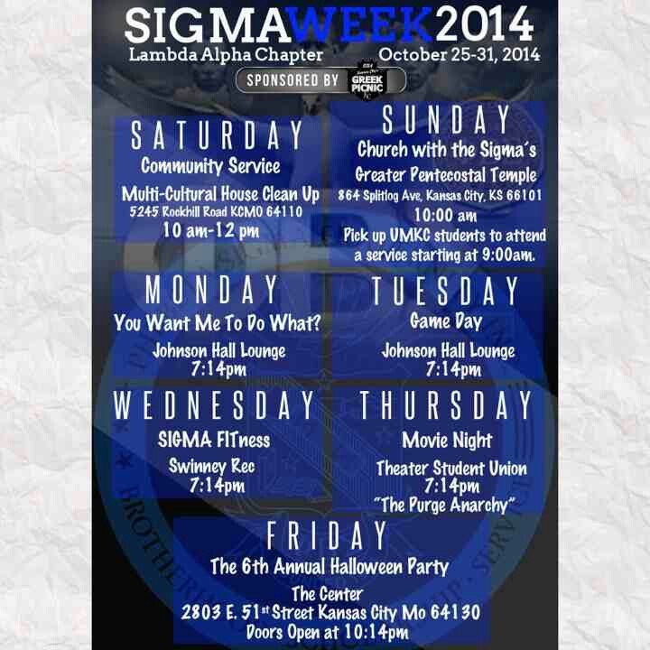 Phi Beta Sigma Fraternity Inc Founded Jan 9, 1914...WE UPHOLD THE HIGH IDEALS OF BROTHERHOOD, SCHOLARSHIP, AND SERVICE #GOMAB #UMKC