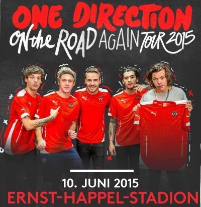 Hi!This acc is about the 1D concert in Vienna,Austria.Trying to get here everyone who are involved. Meet in Ernst Happel Stadion!