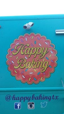 We are a dessert truck from Houston, Texas, specializing in a delicious variety of gourmet cakes, pastries and treats. Facebook and Instagram @happybakingtx