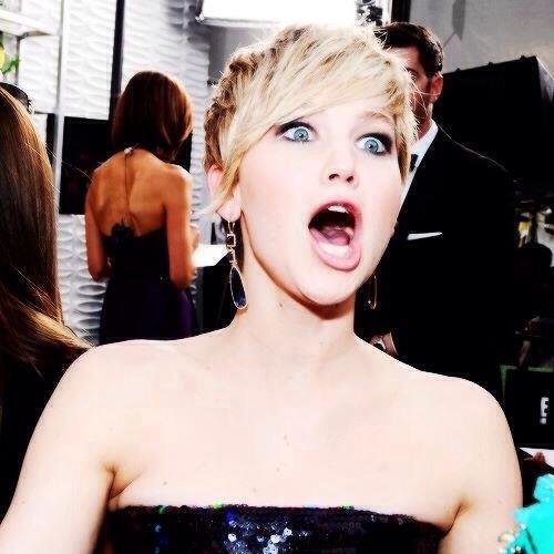 I love Jennifer Lawrence's derps