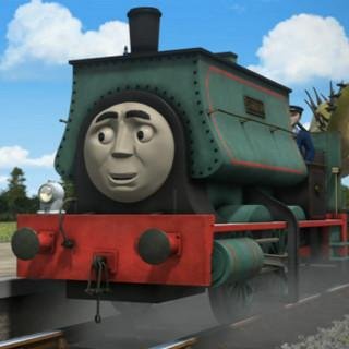 Hello everyone! I'm Samson. I'm a new engine on Sodor. I recently helped the earl build a Dinosaur Park. So exciting!