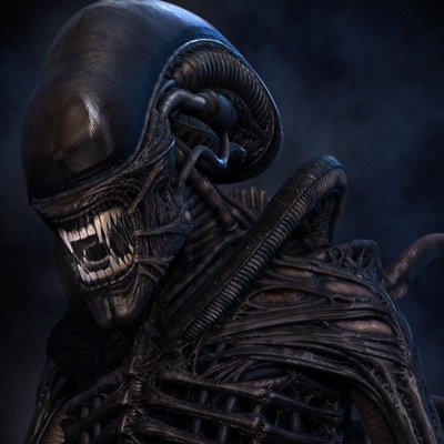 An Alien Xenomorph. Quicker, faster, stronger than you...