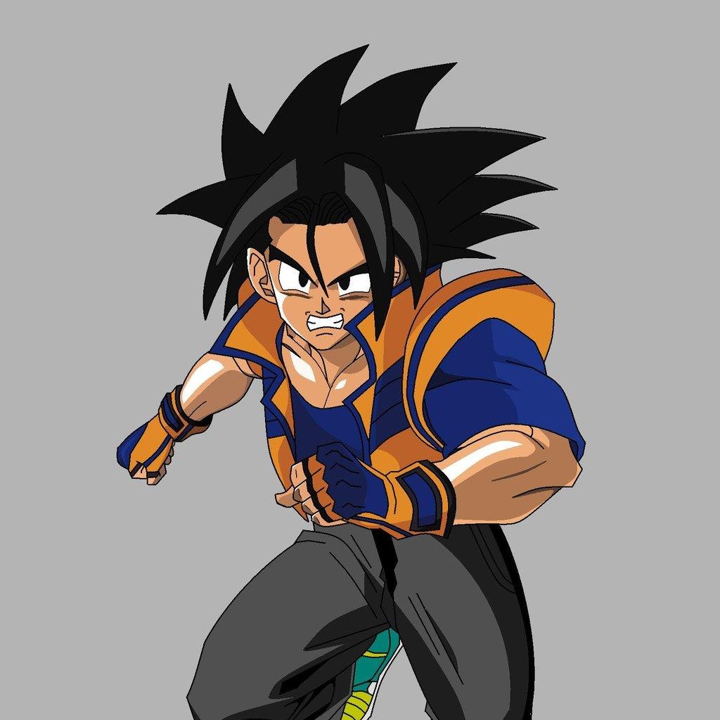 A saiyan with a lot of might who fights for those near and dear to him. Don't get on his bad side. He is level headed, kind hearted, and loves to fight as well