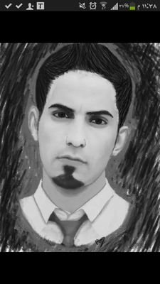 كاعد وايدي على خدي