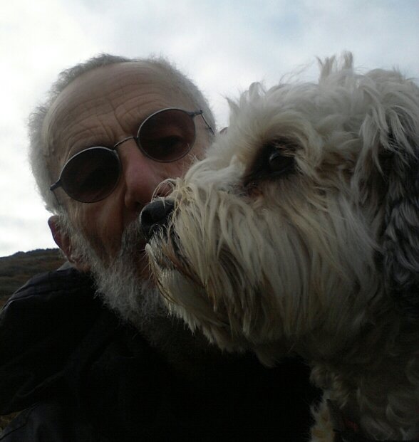 live on sandunes outside hayle in cornwall passionate gardener ,artist, dog walker , wild  swimmer and embryonic surfer