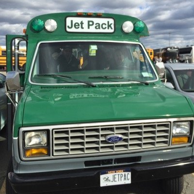 The Jets Bus at the J23 Jet Pack Tailgate