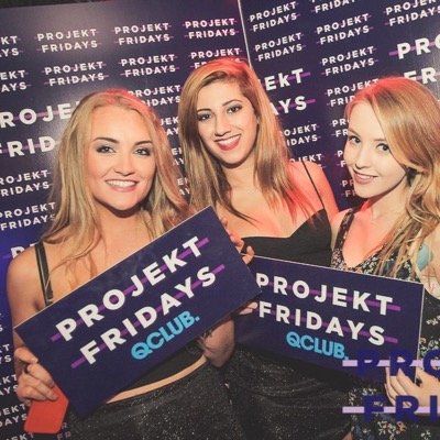 PROJEKT Fridays @ Q Club, brought to you October 2014, delivers unrivalled weekly parties & 1000 people partying every week at Q Club. 07757326739 for bookings