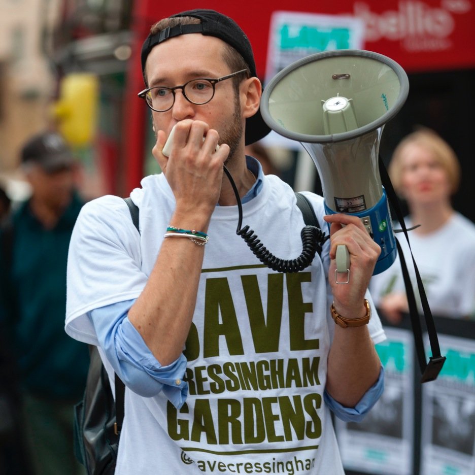 Resident and campaigner for Cressingham Gardens Estate