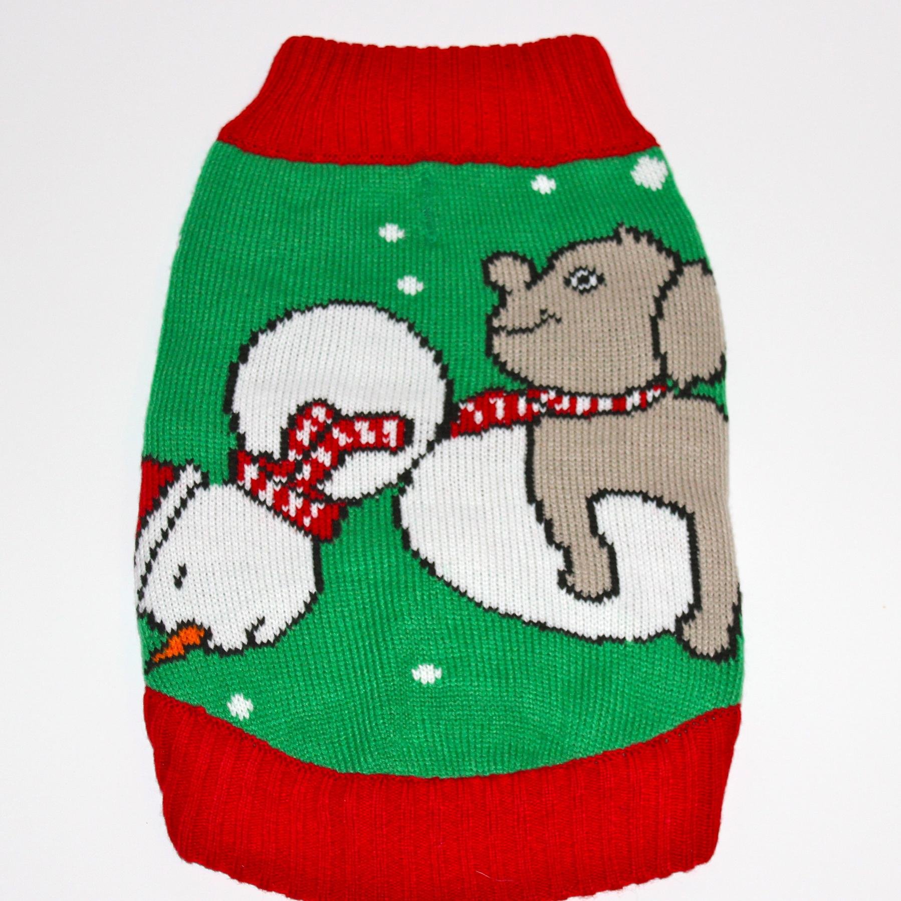 Dog themed Christmas sweaters with matching styles for men, women and dogs.
